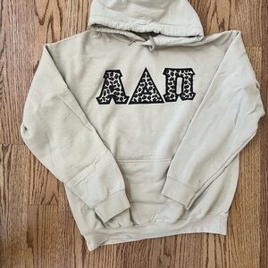 Beige Alpha Delta Pi Hoodie